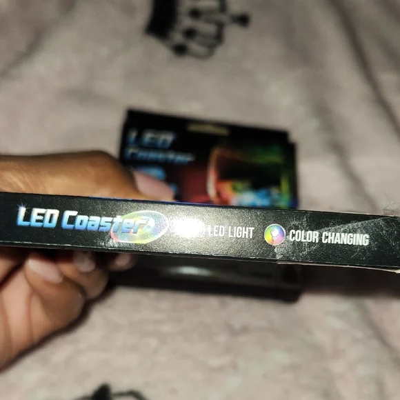 LED NIB Coaster with Color-Changing Lights - Picture 5 of 5